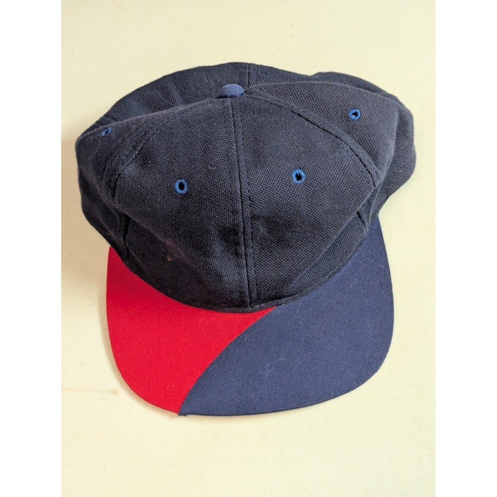 Hilton Active Apparel Baseball Cap Navy Blue‎ Red Snapback Adjustable